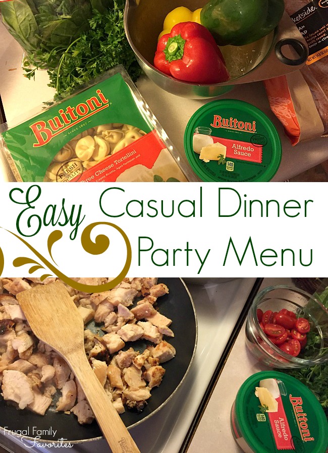 This menu is packed with easy dinner party ideas. Most can be prepped the day before, requiring only about an hour in the kitchen before the party starts. Italian-themed. Delicious. #ad #NestleHoliday