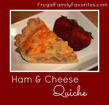 Ham and Cheese Quiche recipe