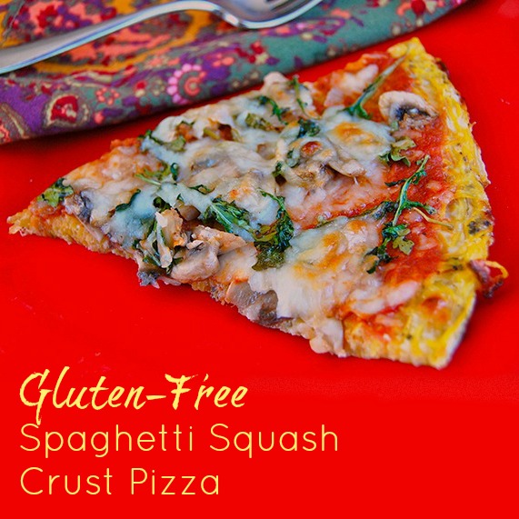 Gluten free spaghetti squash pizza crust - Wow!