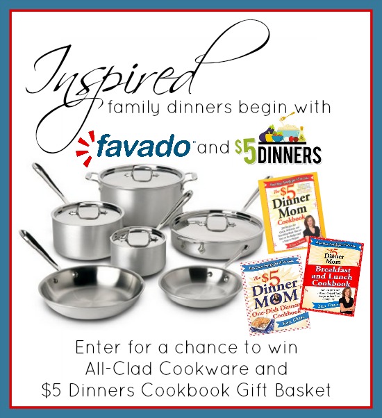 inspired family dinners favado giveaway