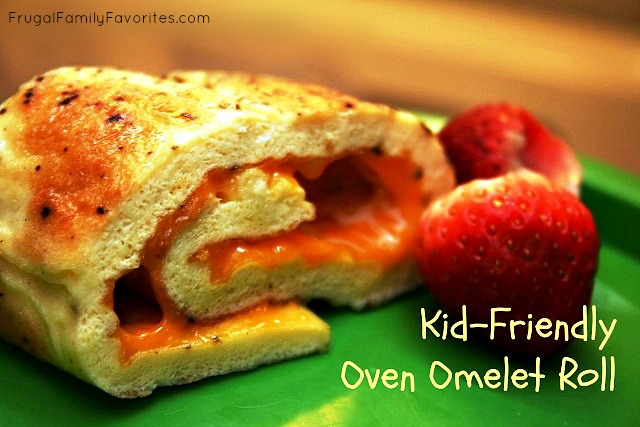 Leave part of the Garden Fresh Oven Omelet plain for kids. This recipe is so easy to adapt!