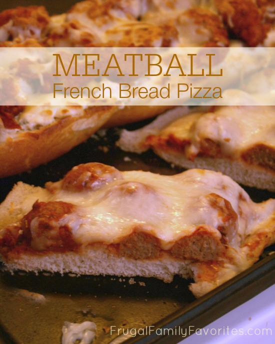 Meatball French Bread Pizza