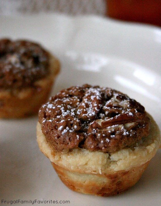 Yes, this is very southern... Pecan Tassies (a.k.a. Pecan Tartlets) and iced sweet tea! #sponsored